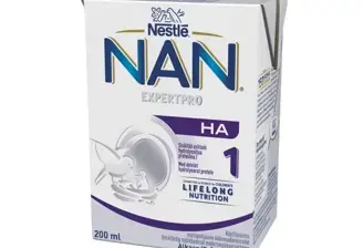 Nestlé NAN PRO 1 färdigblandad 200ml. Modersmjölksersättning för spädbarn från födseln.